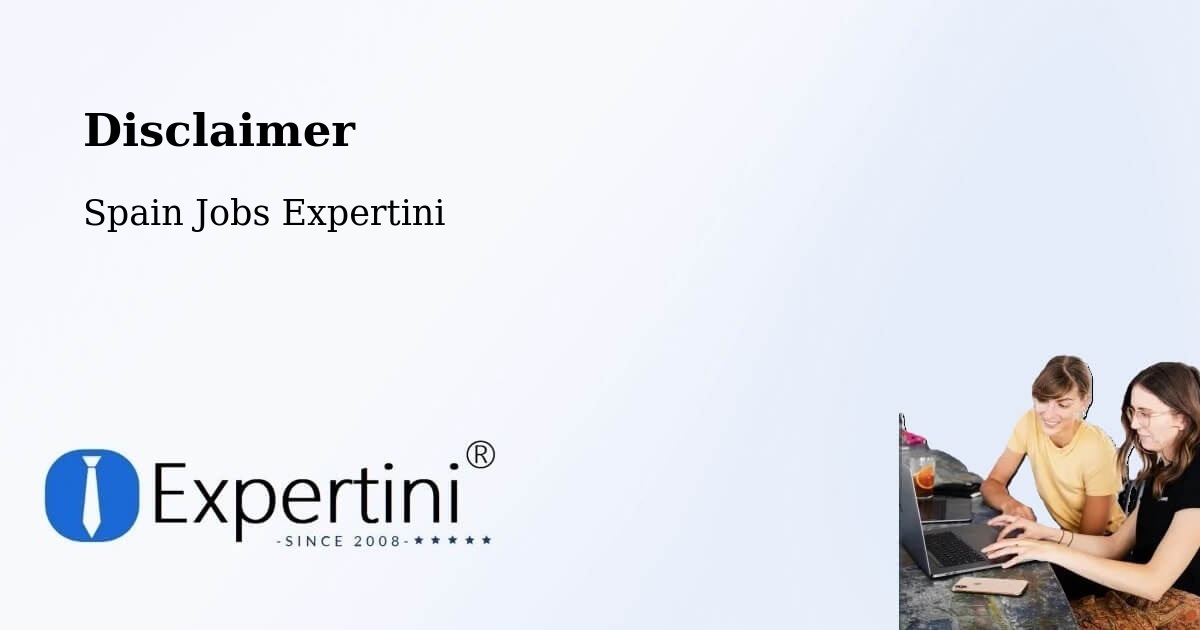 Disclaimer – San Fernando - Spain Jobs Expertini